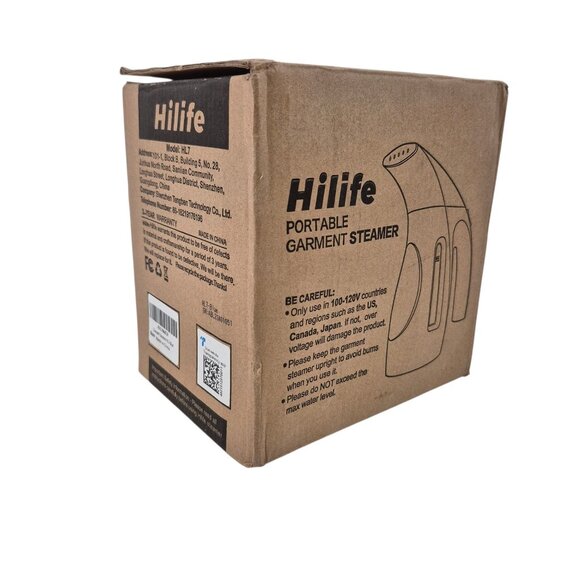 Hilife Portable Garment Steamer HL7 Travel 700W 240ML Capacity Sterilizes NIB - Picture 3 of 10